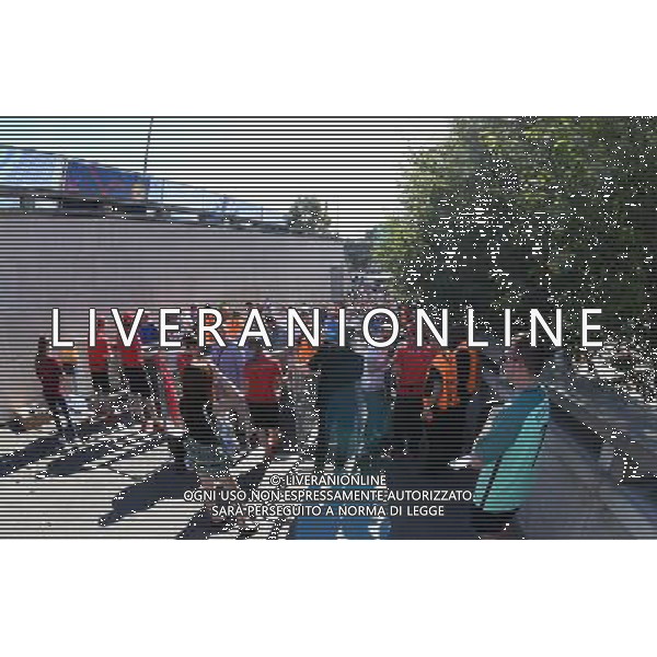 UEFA Francia EURO 2016 Final Tournament Final Parigi Saint-Denis - 10.07.2016 Portogallo-Francia Nella Foto:Apertura dei Gate di Accesso e arrivo dei tifosi prefiltraggio dei tifosi /Ph.Vitez-Ag. Aldo Liverani