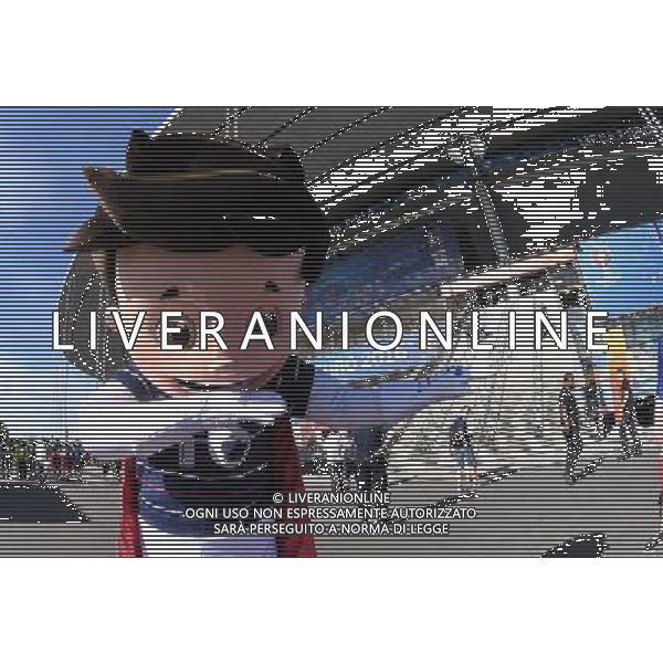 UEFA Francia EURO 2016 Final Tournament Final Parigi Saint-Denis - 10.07.2016 Portogallo-Francia Nella Foto:La mascotte super Victor in posa come pogba /Ph.Vitez-Ag. Aldo Liverani