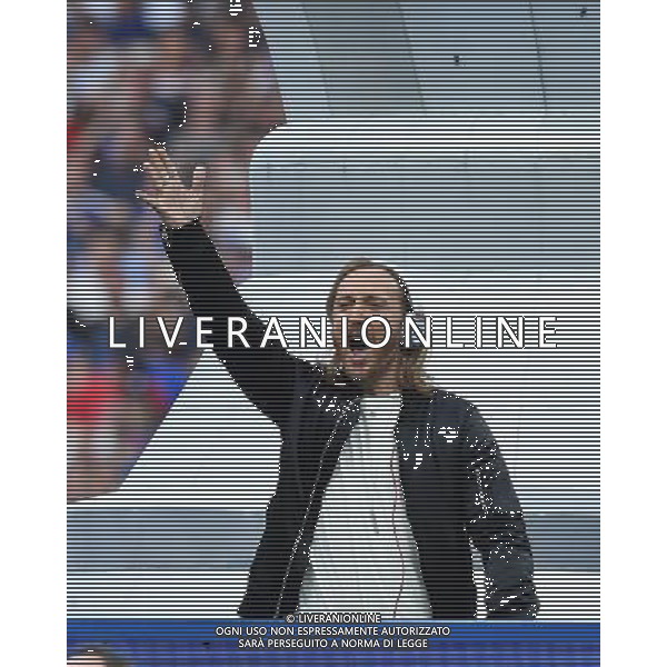 UEFA Francia EURO 2016 Final Tournament Final Parigi Saint-Denis - 10.07.2016 Portogallo-Francia Nella Foto:cerimonia david guetta /Ph.Vitez-Ag. Aldo Liverani