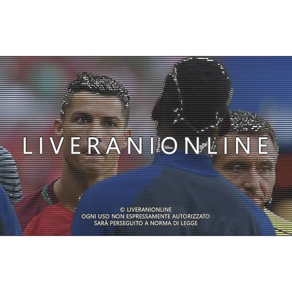 UEFA Francia EURO 2016 Final Tournament Final Parigi Saint-Denis - 10.07.2016 Portogallo-Francia Nella Foto:ronaldo cristiano e popgba di spalle /Ph.Vitez-Ag. Aldo Liverani