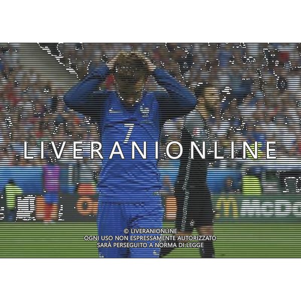 UEFA Francia EURO 2016 Final Tournament Final Parigi Saint-Denis - 10.07.2016 Portogallo-Francia Nella Foto:delusione griezmann per il gol mancato /Ph.Vitez-Ag. Aldo Liverani
