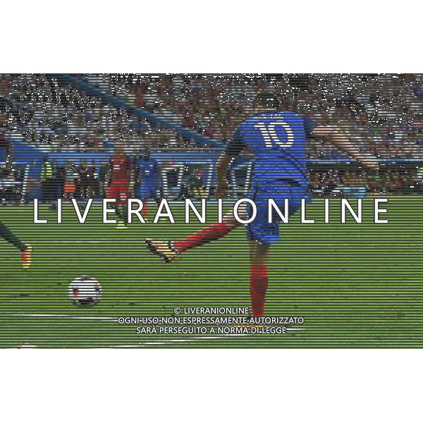 UEFA Francia EURO 2016 Final Tournament Final Parigi Saint-Denis - 10.07.2016 Portogallo-Francia Nella Foto:gignac colpisce il palo /Ph.Vitez-Ag. Aldo Liverani