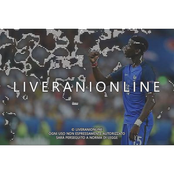 UEFA Francia EURO 2016 Final Tournament Final Parigi Saint-Denis - 10.07.2016 Portogallo-Francia Nella Foto:pogba incita i compagni /Ph.Vitez-Ag. Aldo Liverani