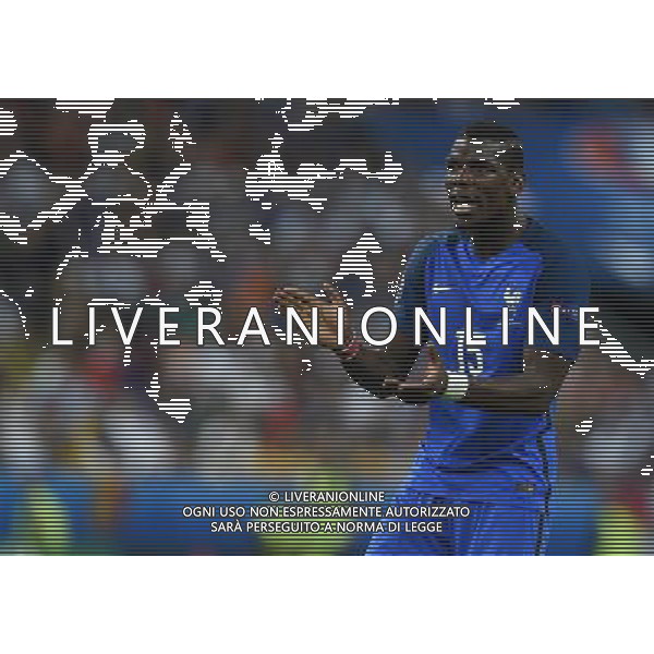 UEFA Francia EURO 2016 Final Tournament Final Parigi Saint-Denis - 10.07.2016 Portogallo-Francia Nella Foto:pogba incita i compagni /Ph.Vitez-Ag. Aldo Liverani