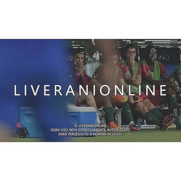 UEFA Francia EURO 2016 Final Tournament Final Parigi Saint-Denis - 10.07.2016 Portogallo-Francia Nella Foto: cristiano ronaldo incita i compagni dalla panchina /Ph.Vitez-Ag. Aldo Liverani