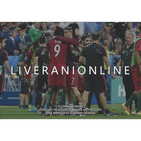 UEFA Francia EURO 2016 Final Tournament Final Parigi Saint-Denis - 10.07.2016 Portogallo-Francia Nella Foto: cristiano ronaldo incita i compagni prima del secondo tempo supplementare - eder /Ph.Vitez-Ag. Aldo Liverani