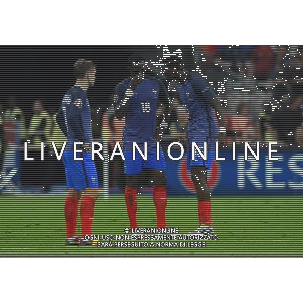 UEFA Francia EURO 2016 Final Tournament Final Parigi Saint-Denis - 10.07.2016 Portogallo-Francia Nella Foto:la rabbia di paul pogba /Ph.Vitez-Ag. Aldo Liverani