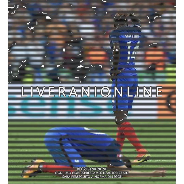 UEFA Francia EURO 2016 Final Tournament Final Parigi Saint-Denis - 10.07.2016 Portogallo-Francia Nella Foto:delusione dei giocatori della francia /Ph.Vitez-Ag. Aldo Liverani