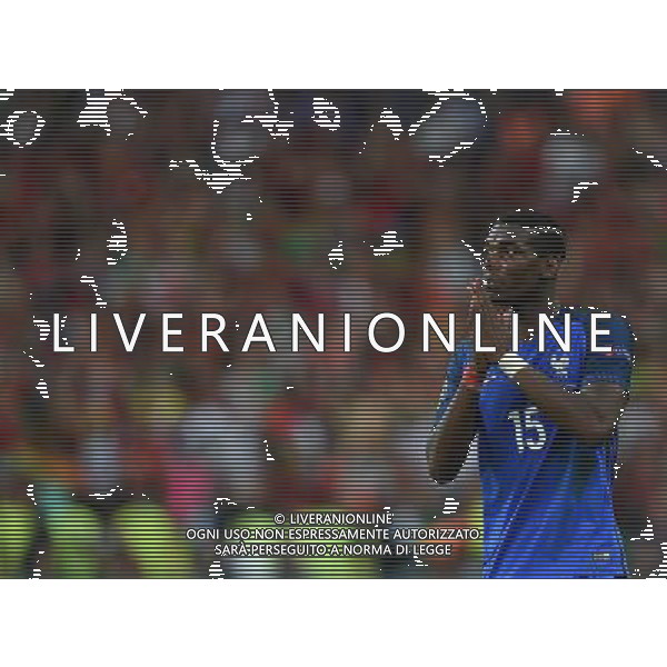 UEFA Francia EURO 2016 Final Tournament Final Parigi Saint-Denis - 10.07.2016 Portogallo-Francia Nella Foto:delusione di paul pogba /Ph.Vitez-Ag. Aldo Liverani