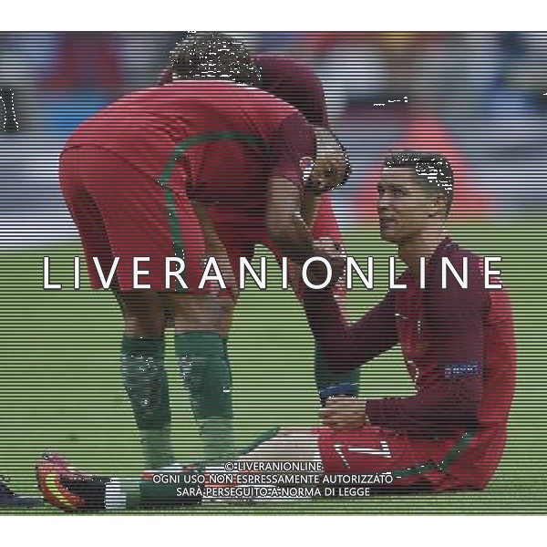 UEFA Francia EURO 2016 Final Tournament Final Parigi Saint-Denis - 10.07.2016 Portogallo-Francia Nella Foto:Ronaldo Cristiano-Nani /Ph.Vitez-Ag. Aldo Liverani