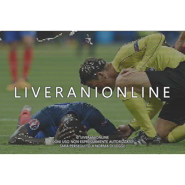 UEFA Francia EURO 2016 Final Tournament Final Parigi Saint-Denis - 10.07.2016 Portogallo-Francia Nella Foto:Sissoko Moussa-Clattenburg Mark /Ph.Vitez-Ag. Aldo Liverani