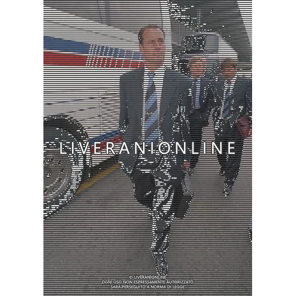 La squadra di calcio dello FC Schalke 04 al suo arrivo all\'aeroporto di Linate Milano 19/05/1997 Â© ARCHIVIO/ AGENZIA ALDO LIVERANI SAS