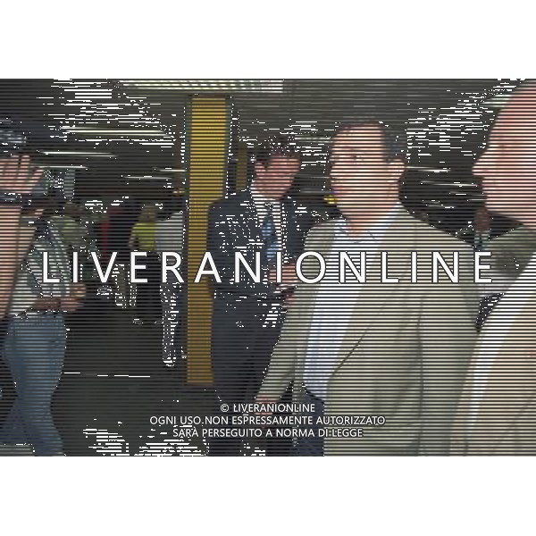 La squadra di calcio dello FC Schalke 04 al suo arrivo all\'aeroporto di Linate Milano 19/05/1997 Â© ARCHIVIO/ AGENZIA ALDO LIVERANI SAS