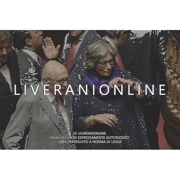Palazzo Madama Voto finale sulla legge annuale mercato e concorrenza - Roma - 13.07.2016 - nella foto: Anna Finocchiaro e Giorgio Napolitano / Ph. Corradetti - AG ALDO LIVERANI SAS