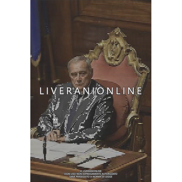 Palazzo Madama Voto finale sulla legge annuale mercato e concorrenza - Roma - 13.07.2016 - nella foto: Piero Grasso / Ph. Corradetti - AG ALDO LIVERANI SAS