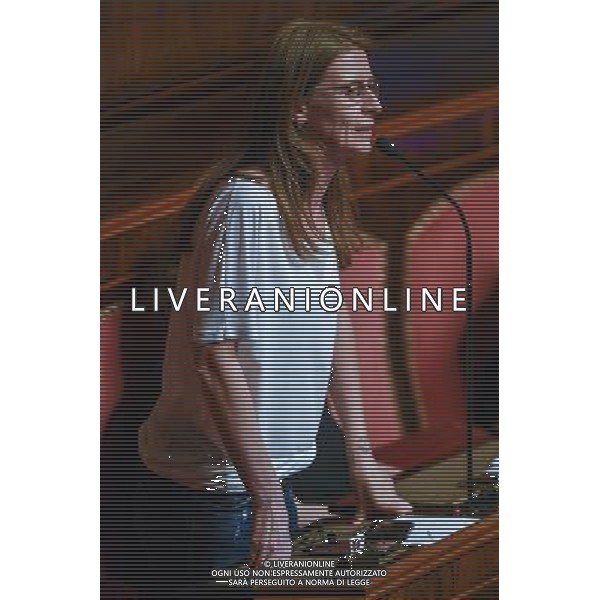 Palazzo Madama Voto finale sulla legge annuale mercato e concorrenza - Roma - 13.07.2016 - nella foto: Laura Bottici / Ph. Corradetti - AG ALDO LIVERANI SAS