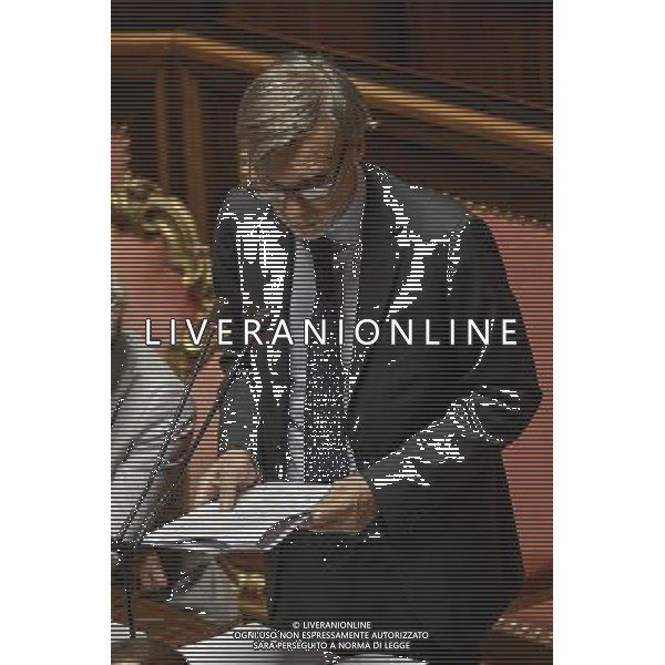 Palazzo Madama Informativa del ministro Graziano Delrio sul disastro ferroviario avvenuto in Puglia - Roma - 13.07.2016 - nella foto: Graziano Delrio / Ph. Corradetti - AG ALDO LIVERANI SAS