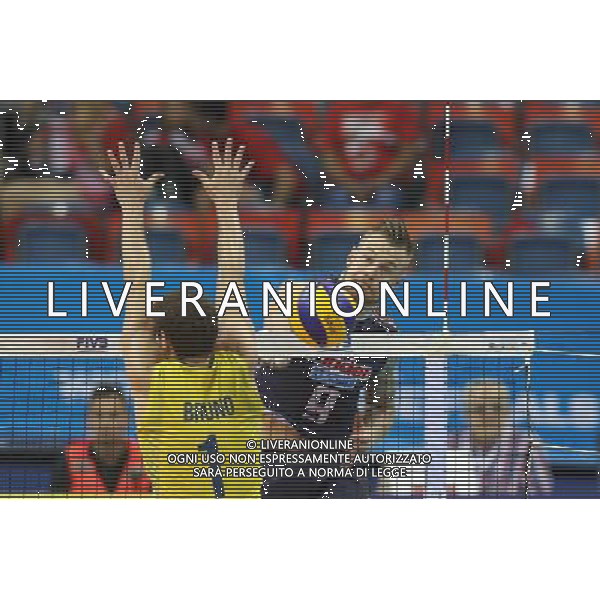 13.07.2016 KRAKOW TAURON ARENA UL. LEMA 7 ( POLAND ) SIATKOWKA MEZCZYZN ( MEN\'S VOLLEYBALL ) FINAL LIGI SWIATOWEJ 2016 - FINAL SIX ( FIVB WORLD LEAGUE FINALS KRAKOW 2016 ) MECZ BRAZYLIA - WLOCHY ( GAME BRAZIL - ITALY ) NZ (P) IVAN ZAYTSEV ZAJCEW FOTO JAKUB PIASECKI / CYFRASPORT / NEWSPIX.PL --- Newspix.pl AG ALDO LIVERANI SAS ONLY ITALY *** Local Caption *** www.newspix.pl mail us: info@newspix.pl call us: 0048 022 23 22 222 --- Polish Picture Agency by Ringier Axel Springer Poland