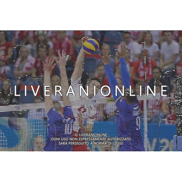 13.07.2016 KRAKOW SIATKOWKA MEZCZYZN LIGA SWIATOWA 2016 TURNIEJ FINALOWY FIVB VOLLEYBALL WORLD LEAGUE FINAL SIX 2016 MECZ POLSKA - FRANCJA ( Poland - France ) N/Z RAFAL BUSZEK FOT MACIEJ GOCLON / FOTONEWS / NEWSPIX.PL --- Newspix.pl