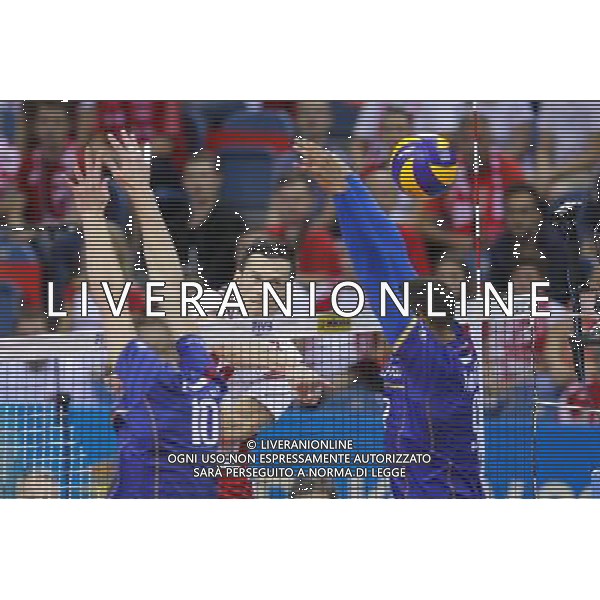 13.07.2016 KRAKOW SIATKOWKA MEZCZYZN LIGA SWIATOWA 2016 TURNIEJ FINALOWY FIVB VOLLEYBALL WORLD LEAGUE FINAL SIX 2016 MECZ POLSKA - FRANCJA ( Poland - France ) N/Z RAFAL BUSZEK FOT MACIEJ GOCLON / FOTONEWS / NEWSPIX.PL --- Newspix.pl