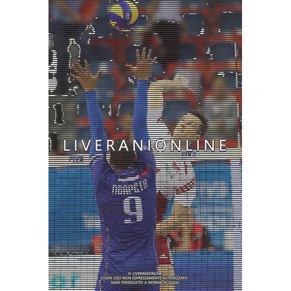 13.07.2016 KRAKOW TAURON ARENA UL. LEMA 7 ( POLAND ) SIATKOWKA MEZCZYZN ( MEN\'S VOLLEYBALL ) FINAL LIGI SWIATOWEJ 2016 - FINAL SIX ( FIVB WORLD LEAGUE FINALS KRAKOW 2016 ) MECZ POLSKA - FRANCJA ( GAME POLAND - FRANCE ) NZ (P) RAFAL BUSZEK FOTO JAKUB PIASECKI / CYFRASPORT / NEWSPIX.PL --- Newspix.pl *** Local Caption *** www.newspix.pl mail us: info@newspix.pl call us: 0048 022 23 22 222 --- Polish Picture Agency by Ringier Axel Springer Poland