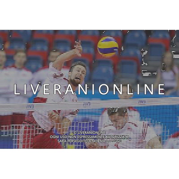 13.07.2016 KRAKOW SIATKOWKA MEZCZYZN LIGA SWIATOWA 2016 TURNIEJ FINALOWY FIVB VOLLEYBALL WORLD LEAGUE FINAL SIX 2016 MECZ POLSKA - FRANCJA ( Poland - France ) N/Z MICHAL KUBIAK SYLWETKA ATAK FOT MACIEJ GOCLON / FOTONEWS / NEWSPIX.PL --- Newspix.pl *** Local Caption *** www.newspix.pl mail us: info@newspix.pl call us: 0048 022 23 22 222 --- Polish Picture Agency by Ringier Axel Springer Poland