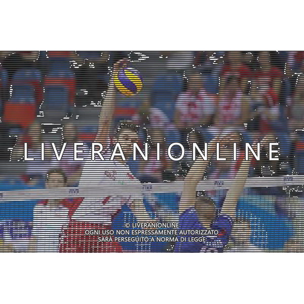 13.07.2016 KRAKOW SIATKOWKA MEZCZYZN LIGA SWIATOWA 2016 TURNIEJ FINALOWY FIVB VOLLEYBALL WORLD LEAGUE FINAL SIX 2016 MECZ POLSKA - FRANCJA ( Poland - France ) N/Z KAROL KLOS FOT MACIEJ GOCLON / FOTONEWS / NEWSPIX.PL --- Newspix.pl *** Local Caption *** www.newspix.pl mail us: info@newspix.pl call us: 0048 022 23 22 222 --- Polish Picture Agency by Ringier Axel Springer Poland
