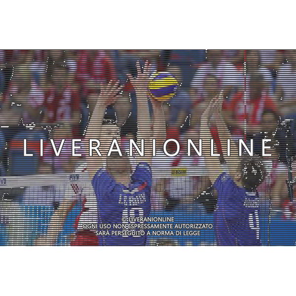 13.07.2016 KRAKOW SIATKOWKA MEZCZYZN LIGA SWIATOWA 2016 TURNIEJ FINALOWY FIVB VOLLEYBALL WORLD LEAGUE FINAL SIX 2016 MECZ POLSKA - FRANCJA ( Poland - France ) N/Z RAFAL BUSZEK FOT MACIEJ GOCLON / FOTONEWS / NEWSPIX.PL --- Newspix.pl *** Local Caption *** www.newspix.pl mail us: info@newspix.pl call us: 0048 022 23 22 222 --- Polish Picture Agency by Ringier Axel Springer Poland