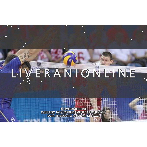 13.07.2016 KRAKOW SIATKOWKA MEZCZYZN LIGA SWIATOWA 2016 TURNIEJ FINALOWY FIVB VOLLEYBALL WORLD LEAGUE FINAL SIX 2016 MECZ POLSKA - FRANCJA ( Poland - France ) N/Z DAWID KONARSKI FOT MACIEJ GOCLON / FOTONEWS / NEWSPIX.PL --- Newspix.pl *** Local Caption *** www.newspix.pl mail us: info@newspix.pl call us: 0048 022 23 22 222 --- Polish Picture Agency by Ringier Axel Springer Poland