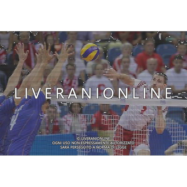 13.07.2016 KRAKOW SIATKOWKA MEZCZYZN LIGA SWIATOWA 2016 TURNIEJ FINALOWY FIVB VOLLEYBALL WORLD LEAGUE FINAL SIX 2016 MECZ POLSKA - FRANCJA ( Poland - France ) N/Z DAWID KONARSKI FOT MACIEJ GOCLON / FOTONEWS / NEWSPIX.PL --- Newspix.pl *** Local Caption *** www.newspix.pl mail us: info@newspix.pl call us: 0048 022 23 22 222 --- Polish Picture Agency by Ringier Axel Springer Poland