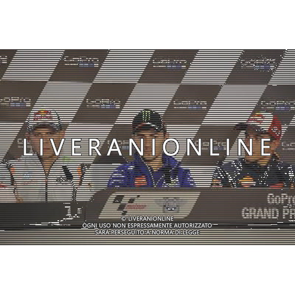 14.07.2016. Sachsenring, Germania. Stefan bradl, Jorge Lorenzo e Marc Marquez durante la conferenza stampa. - Motomondiale Gp Sachsenring, Germania Conferenza Stampa 14.07.2016. ©piazzolla/AGENZIA ALDO LIVERANI SAS 