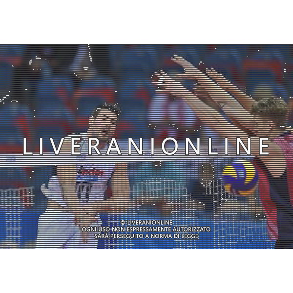 2016.07.14 Krakow Siatkowka mezczyzn Liga Swiatowa 2016 Finaly Wlochy - USA N/z Filippo Lanza (ITA) Foto Lukasz Laskowski / PressFocus 2016.07.14 Krakow FIVB Volleyball World League Finals Italy vs USA Filippo Lanza (ITA) Credit: Lukasz Laskowski / PressFocus / NEWSPIX.PL AG ALDO LIVERANI SAS ONLY ITALY