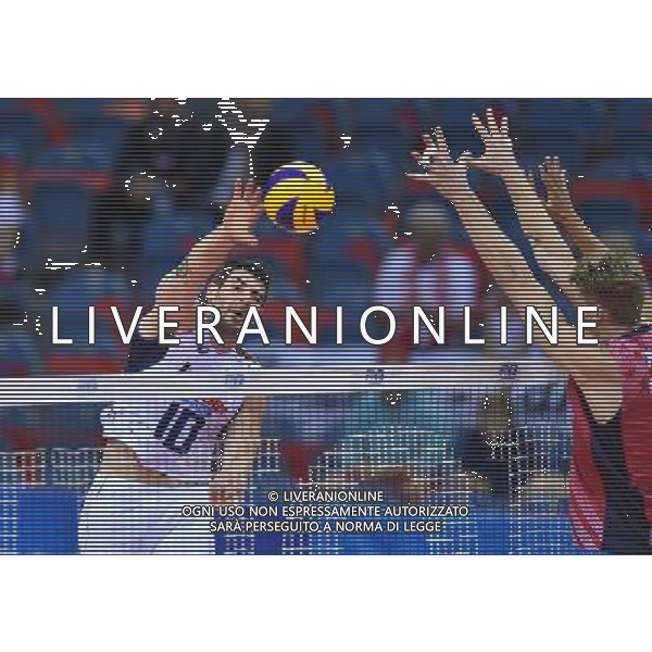 2016.07.14 Krakow Siatkowka mezczyzn Liga Swiatowa 2016 Finaly Wlochy - USA N/z Filippo Lanza (ITA) Foto Lukasz Laskowski / PressFocus 2016.07.14 Krakow FIVB Volleyball World League Finals Italy vs USA Filippo Lanza (ITA) Credit: Lukasz Laskowski / PressFocus / NEWSPIX.PL AG ALDO LIVERANI SAS ONLY ITALY