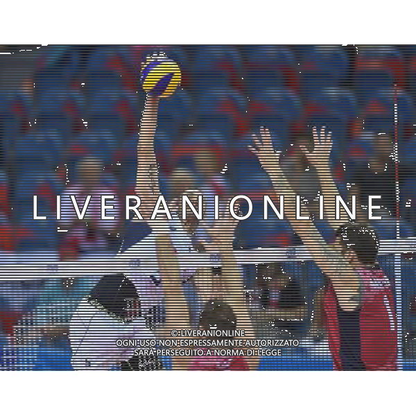 2016.07.14 Krakow Siatkowka mezczyzn Liga Swiatowa 2016 Finaly Wlochy - USA N/z Osmany Juantorena (ITA) Foto Lukasz Laskowski / PressFocus 2016.07.14 Krakow FIVB Volleyball World League Finals Italy vs USA Osmany Juantorena (ITA) Credit: Lukasz Laskowski / PressFocus / NEWSPIX.PL AG ALDO LIVERANI SAS ONLY ITALY