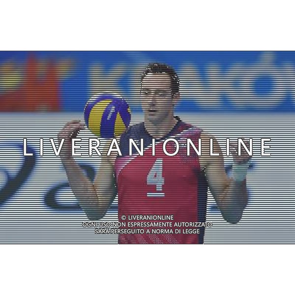 2016.07.14 Krakow Siatkowka mezczyzn Liga Swiatowa 2016 Finaly Wlochy - USA N/z David Lee C (USA) Foto Lukasz Laskowski / PressFocus 2016.07.14 Krakow FIVB Volleyball World League Finals Italy vs USA David Lee C (USA) Credit: Lukasz Laskowski / PressFocus / NEWSPIX.PL AG ALDO LIVERANI SAS ONLY ITALY