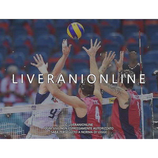 2016.07.14 Krakow Siatkowka mezczyzn Liga Swiatowa 2016 Finaly Wlochy - USA N/z Ivan Zaytsev (ITA) Foto Lukasz Laskowski / PressFocus 2016.07.14 Krakow FIVB Volleyball World League Finals Italy vs USA Ivan Zaytsev (ITA) Credit: Lukasz Laskowski / PressFocus / NEWSPIX.PL AG ALDO LIVERANI SAS ONLY ITALY