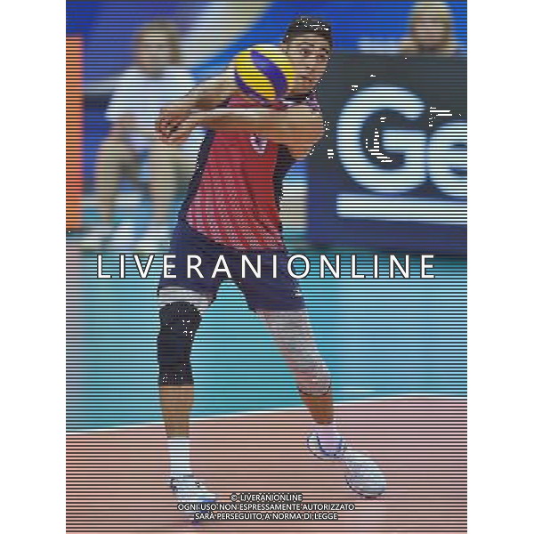 2016.07.14 Krakow Siatkowka mezczyzn Liga Swiatowa 2016 Finaly Wlochy - USA N/z Taylor Sander (USA) Foto Lukasz Laskowski / PressFocus 2016.07.14 Krakow FIVB Volleyball World League Finals Italy vs USA Taylor Sander (USA) Credit: Lukasz Laskowski / PressFocus / NEWSPIX.PL AG ALDO LIVERANI SAS ONLY ITALY