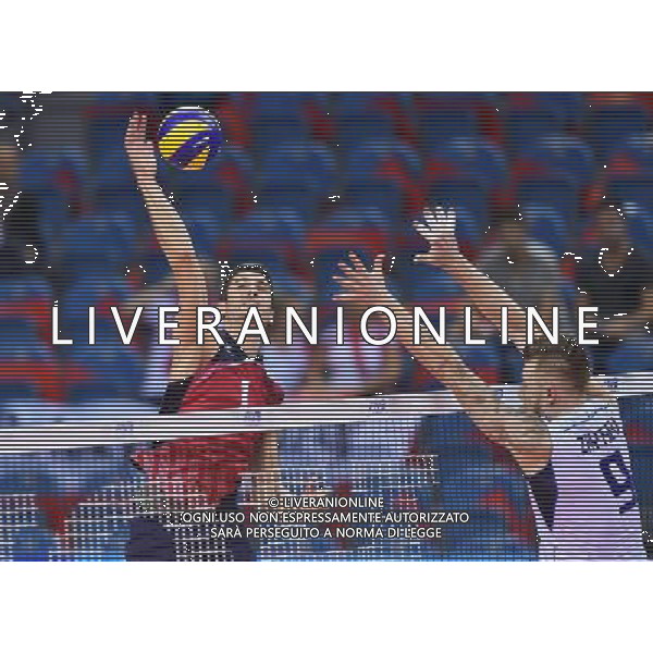 2016.07.14 Krakow Siatkowka mezczyzn Liga Swiatowa 2016 Finaly Wlochy - USA N/z Matthew Anderson (USA) Foto Lukasz Laskowski / PressFocus 2016.07.14 Krakow FIVB Volleyball World League Finals Italy vs USA Matthew Anderson (USA) Credit: Lukasz Laskowski / PressFocus / NEWSPIX.PL AG ALDO LIVERANI SAS ONLY ITALY