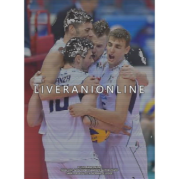 2016.07.14 Krakow Siatkowka mezczyzn Liga Swiatowa 2016 Finaly Wlochy - USA N/z Simone Buti (ITA) Filippo Lanza (ITA) Ivan Zaytsev (ITA) Simone Giannelli (ITA) Foto Lukasz Laskowski / PressFocus 2016.07.14 Krakow FIVB Volleyball World League Finals Italy vs USA Simone Buti (ITA) Filippo Lanza (ITA) Ivan Zaytsev (ITA) Simone Giannelli (ITA) Credit: Lukasz Laskowski / PressFocus / NEWSPIX.PL AG ALDO LIVERANI SAS ONLY ITALY