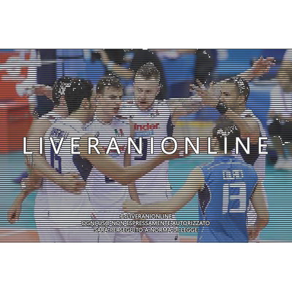 14.07.2016 KRAKOW SIATKOWKA MEZCZYZN LIGA SWIATOWA 2016 TURNIEJ FINALOWY FIVB VOLLEYBALL WORLD LEAGUE FINAL SIX 2016 MECZ USA - WLOCHY ( USA - Italy ) N/Z IVAN ZAYTSEV SIMONE GIANNELLI RADOSC EMOCJE FOT MACIEJ GOCLON / FOTONEWS / NEWSPIX.PL --- Newspix.pl AG ALDO LIVERANI SAS ONLY ITALY