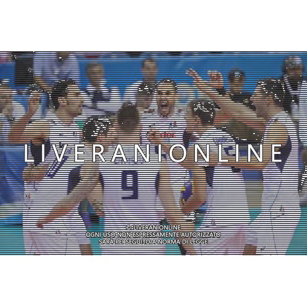 14.07.2016 KRAKOW SIATKOWKA MEZCZYZN LIGA SWIATOWA 2016 TURNIEJ FINALOWY FIVB VOLLEYBALL WORLD LEAGUE FINAL SIX 2016 MECZ USA - WLOCHY ( USA - Italy ) N/Z OSMANY JUANTORENA RADOSC EMOCJE FOT MACIEJ GOCLON / FOTONEWS / NEWSPIX.PL --- Newspix.pl AG ALDO LIVERANI SAS ONLY ITALY