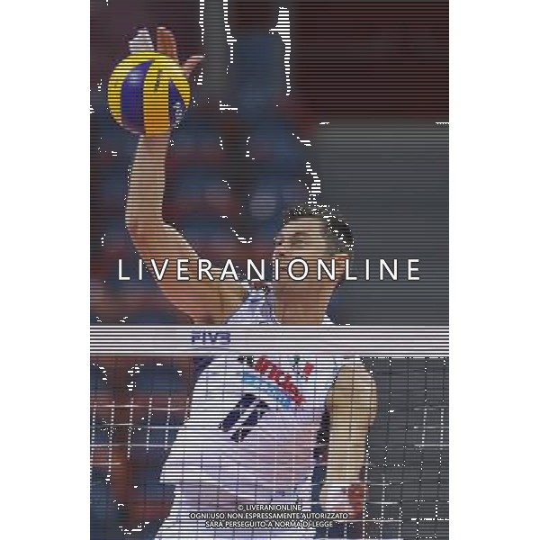 14.07.2016 KRAKOW SIATKOWKA MEZCZYZN LIGA SWIATOWA 2016 TURNIEJ FINALOWY FIVB VOLLEYBALL WORLD LEAGUE FINAL SIX 2016 MECZ USA - WLOCHY ( USA - Italy ) N/Z SIMONE BUTI SYLWETKA ATAK FOT MACIEJ GOCLON / FOTONEWS / NEWSPIX.PL --- Newspix.pl AG ALDO LIVERANI SAS ONLY ITALY