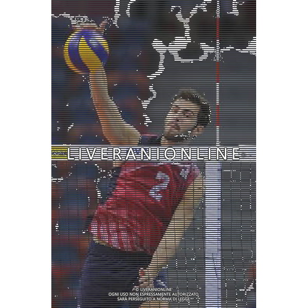14.07.2016 KRAKOW SIATKOWKA MEZCZYZN LIGA SWIATOWA 2016 TURNIEJ FINALOWY FIVB VOLLEYBALL WORLD LEAGUE FINAL SIX 2016 MECZ USA - WLOCHY ( USA - Italy ) N/Z AARON RUSSELL SYLWETKA ATAK FOT MACIEJ GOCLON / FOTONEWS / NEWSPIX.PL --- Newspix.pl AG ALDO LIVERANI SAS ONLY ITALY