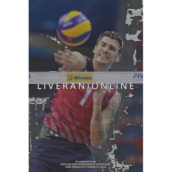 14.07.2016 KRAKOW SIATKOWKA MEZCZYZN LIGA SWIATOWA 2016 TURNIEJ FINALOWY FIVB VOLLEYBALL WORLD LEAGUE FINAL SIX 2016 MECZ USA - WLOCHY ( USA - Italy ) N/Z MATTHEW ANDERSON SYLWETKA ATAK FOT MACIEJ GOCLON / FOTONEWS / NEWSPIX.PL --- Newspix.pl AG ALDO LIVERANI SAS ONLY ITALY