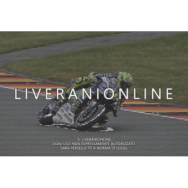 15.07.2016. Sachsenring, Germania.Valentino Rossi (Movistar Yamaha ) durante le libere. FOTO G. PIAZZOLLA-AG ALDO LIVERANI SAS