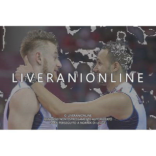 14.07.2016 KRAKOW SIATKOWKA MEZCZYZN LIGA SWIATOWA 2016 TURNIEJ FINALOWY FIVB VOLLEYBALL WORLD LEAGUE FINAL SIX 2016 MECZ USA - WLOCHY ( USA - Italy ) N/Z OSMANY JUANTORENA IVAN ZAYTSEV FOT MACIEJ GOCLON / FOTONEWS / NEWSPIX.PL --- Newspix.pl /AGENZIA ALDO LIVERANI SAS - ITALY ONLY EDITORIAL USE ONLY USA - ITALIA Volley Men World League 2016 torneo finale FIVB VOLLEY WORLD LEAGUE FINAL SIX 2016 - CRACOVIA 14/07/2016 *** Local Caption *** www.newspix.pl mail us: info@newspix.pl call us: 0048 022 23 22 222 --- Polish Picture Agency by Ringier Axel Springer Poland