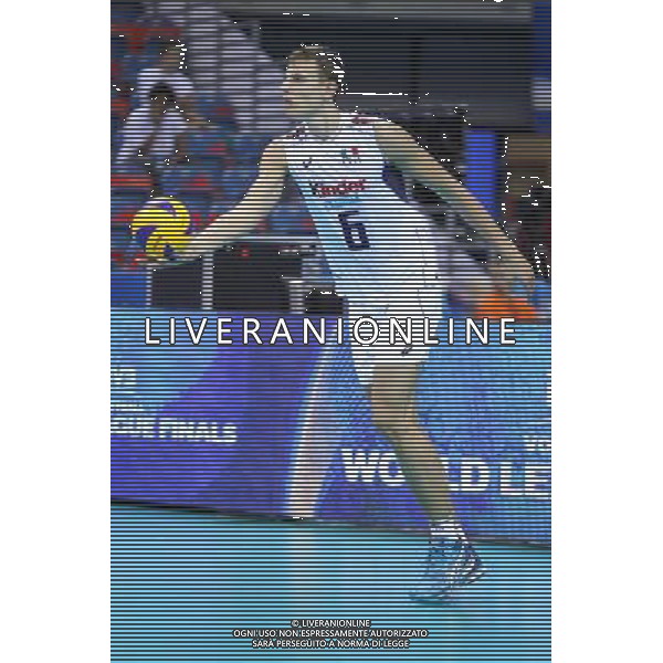 14.07.2016 KRAKOW SIATKOWKA MEZCZYZN LIGA SWIATOWA 2016 TURNIEJ FINALOWY FIVB VOLLEYBALL WORLD LEAGUE FINAL SIX 2016 MECZ USA - WLOCHY ( USA - Italy ) N/Z SIMONE GIANNELLI SYLWETKA FOT MACIEJ GOCLON / FOTONEWS / NEWSPIX.PL --- Newspix.pl /AGENZIA ALDO LIVERANI SAS - ITALY ONLY EDITORIAL USE ONLY USA - ITALIA Volley Men World League 2016 torneo finale FIVB VOLLEY WORLD LEAGUE FINAL SIX 2016 - CRACOVIA 14/07/2016 *** Local Caption *** www.newspix.pl mail us: info@newspix.pl call us: 0048 022 23 22 222 --- Polish Picture Agency by Ringier Axel Springer Poland