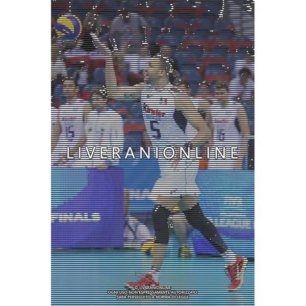 14.07.2016 KRAKOW SIATKOWKA MEZCZYZN LIGA SWIATOWA 2016 TURNIEJ FINALOWY FIVB VOLLEYBALL WORLD LEAGUE FINAL SIX 2016 MECZ USA - WLOCHY ( USA - Italy ) N/Z OSMANY JUANTORENA SYLWETKA FOT MACIEJ GOCLON / FOTONEWS / NEWSPIX.PL --- Newspix.pl /AGENZIA ALDO LIVERANI SAS - ITALY ONLY EDITORIAL USE ONLY USA - ITALIA Volley Men World League 2016 torneo finale FIVB VOLLEY WORLD LEAGUE FINAL SIX 2016 - CRACOVIA 14/07/2016 *** Local Caption *** www.newspix.pl mail us: info@newspix.pl call us: 0048 022 23 22 222 --- Polish Picture Agency by Ringier Axel Springer Poland