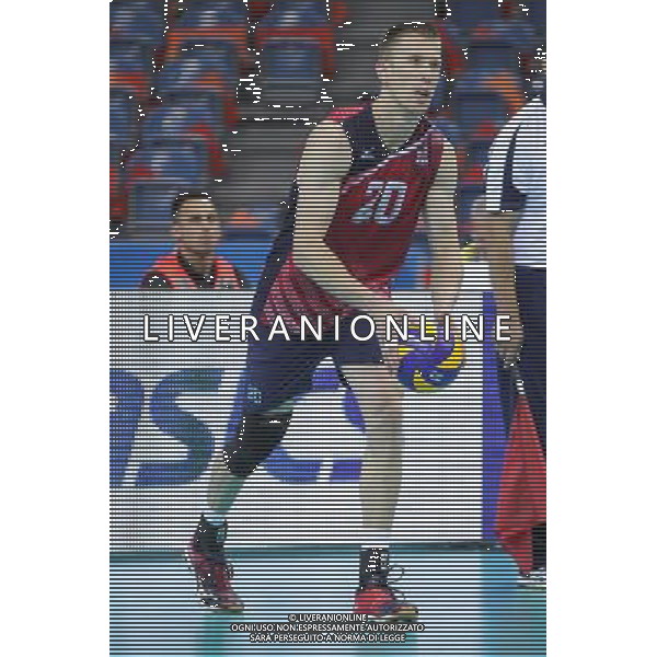 14.07.2016 KRAKOW SIATKOWKA MEZCZYZN LIGA SWIATOWA 2016 TURNIEJ FINALOWY FIVB VOLLEYBALL WORLD LEAGUE FINAL SIX 2016 MECZ USA - WLOCHY ( USA - Italy ) N/Z DAVID SMITH SYLWETKA FOT MACIEJ GOCLON / FOTONEWS / NEWSPIX.PL --- Newspix.pl /AGENZIA ALDO LIVERANI SAS - ITALY ONLY EDITORIAL USE ONLY USA - ITALIA Volley Men World League 2016 torneo finale FIVB VOLLEY WORLD LEAGUE FINAL SIX 2016 - CRACOVIA 14/07/2016 *** Local Caption *** www.newspix.pl mail us: info@newspix.pl call us: 0048 022 23 22 222 --- Polish Picture Agency by Ringier Axel Springer Poland