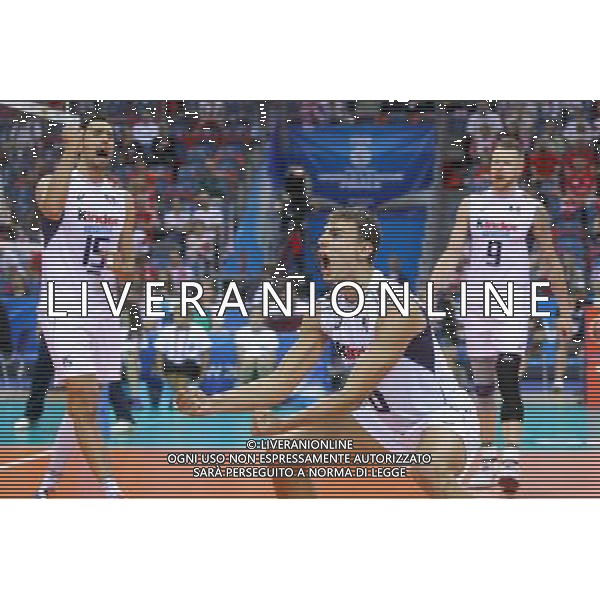 14.07.2016 KRAKOW SIATKOWKA MEZCZYZN LIGA SWIATOWA 2016 TURNIEJ FINALOWY FIVB VOLLEYBALL WORLD LEAGUE FINAL SIX 2016 MECZ USA - WLOCHY ( USA - Italy ) N/Z 6 EMANUELE BIRARELLI IVAN ZAYTSEV RADOSC EMOCJE FOT MACIEJ GOCLON / FOTONEWS / NEWSPIX.PL --- Newspix.pl /AGENZIA ALDO LIVERANI SAS - ITALY ONLY EDITORIAL USE ONLY USA - ITALIA Volley Men World League 2016 torneo finale FIVB VOLLEY WORLD LEAGUE FINAL SIX 2016 - CRACOVIA 14/07/2016 *** Local Caption *** www.newspix.pl mail us: info@newspix.pl call us: 0048 022 23 22 222 --- Polish Picture Agency by Ringier Axel Springer Poland